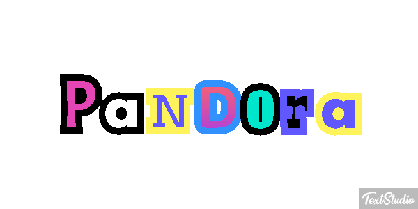 Pandora Text effect