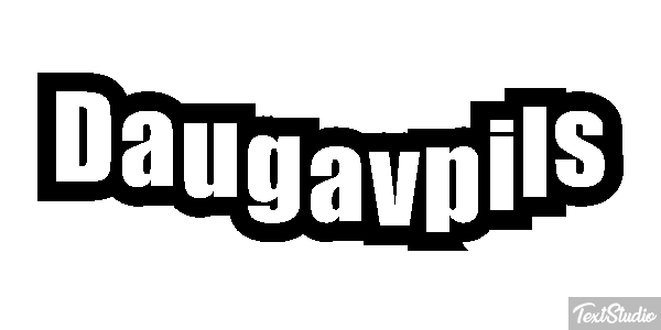 Daugavpils テキスト効果