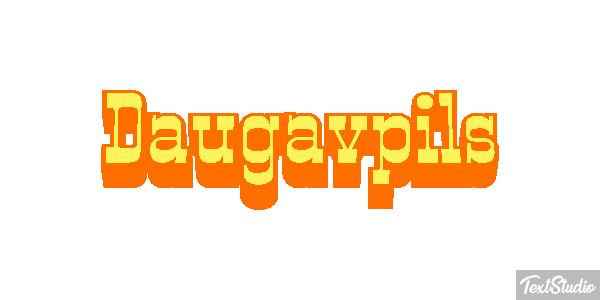 Daugavpils テキスト効果