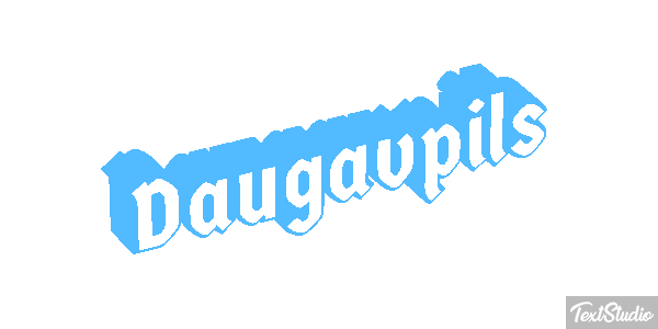 Daugavpils テキスト効果