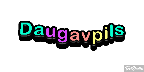 Daugavpils テキスト効果