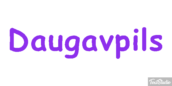 Daugavpils テキスト効果
