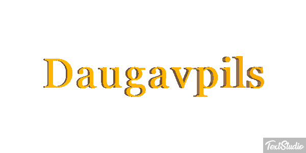 Daugavpils テキスト効果