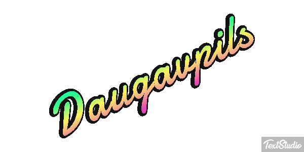 Daugavpils テキスト効果