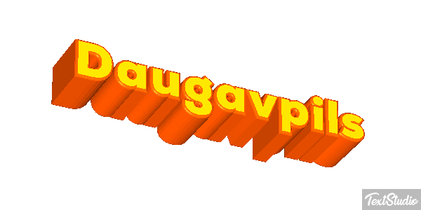 Daugavpils テキスト効果