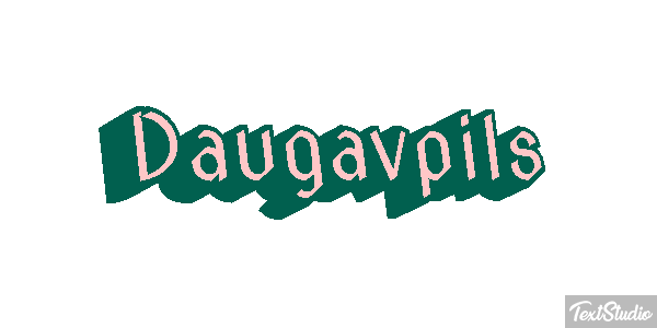 Daugavpils テキスト効果