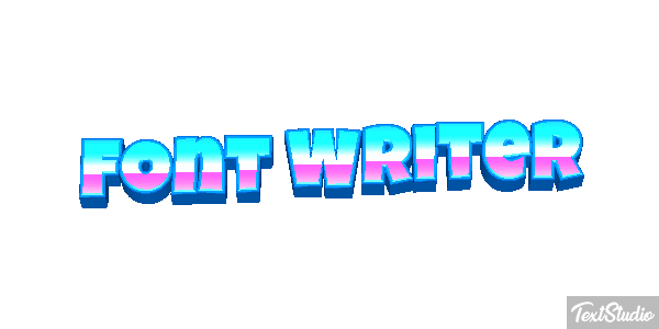 Font Writer Text effect