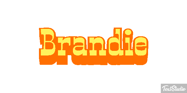 Brandie Text effect