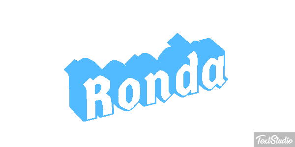 Ronda Effet de texte