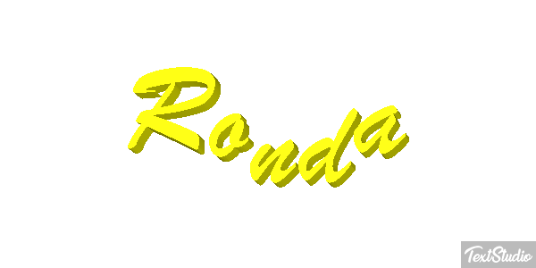 Ronda Effet de texte