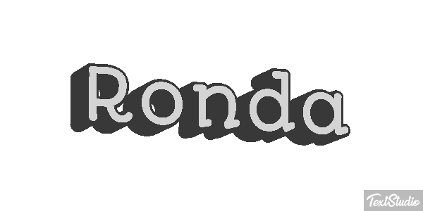 Ronda Effet de texte