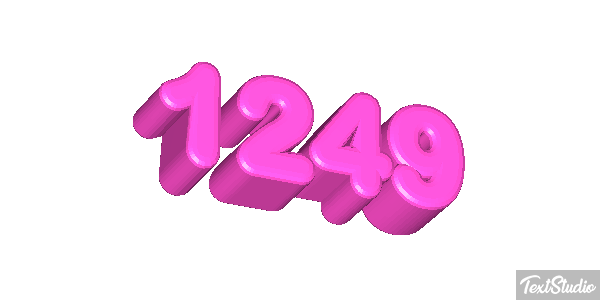 1249 Text effect