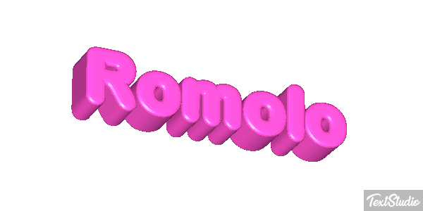 Romolo Efecto de texto