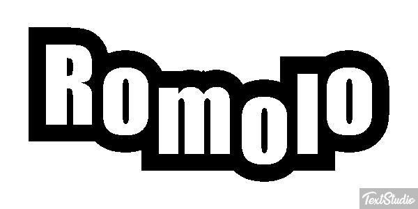 Romolo Efecto de texto