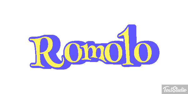 Romolo Efecto de texto