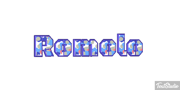 Romolo Efecto de texto