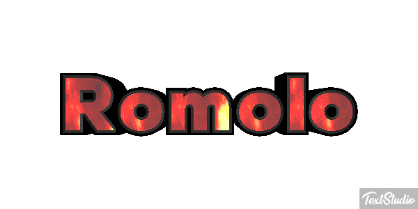 Romolo Efecto de texto