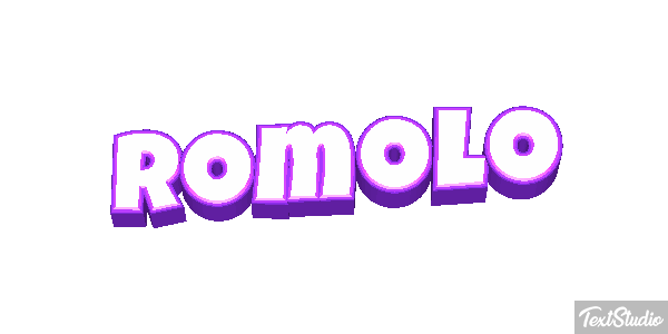 Romolo Efecto de texto