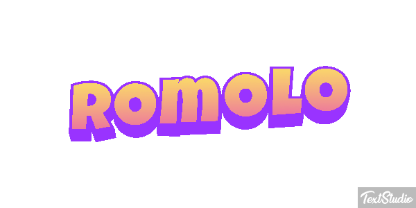 Romolo Efecto de texto