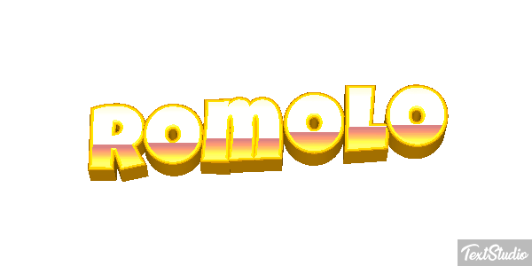 Romolo Efecto de texto