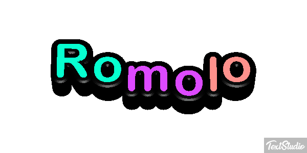Romolo Efecto de texto