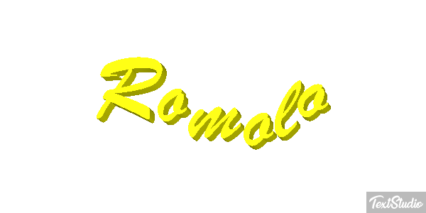 Romolo Efecto de texto