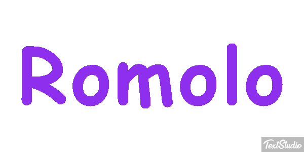 Romolo Efecto de texto