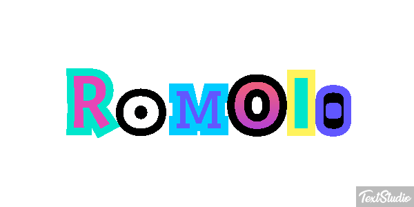 Romolo Efecto de texto