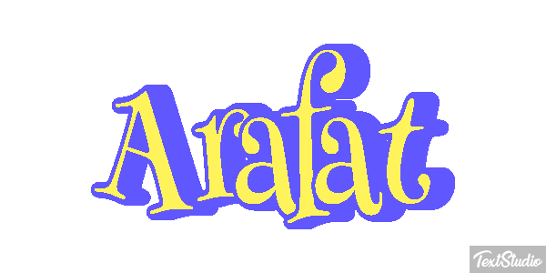 Arafat Text effect