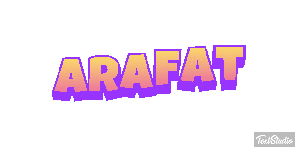 Arafat Text effect