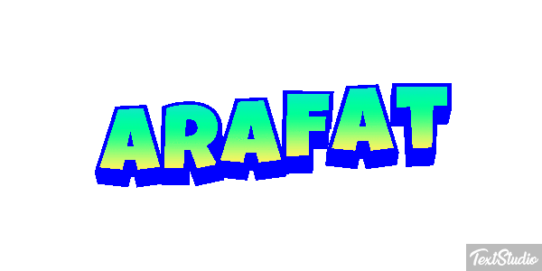 Arafat Text effect