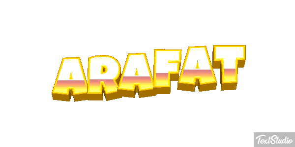 Arafat Text effect
