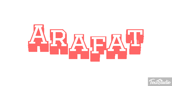 Arafat Text effect