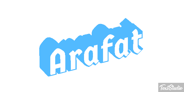 Arafat Text effect