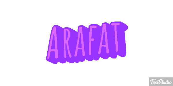 Arafat Text effect