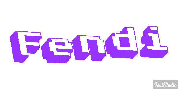 Fendi Efekt tekstowy