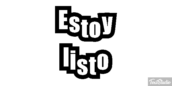 Estoy listo Efecto de texto