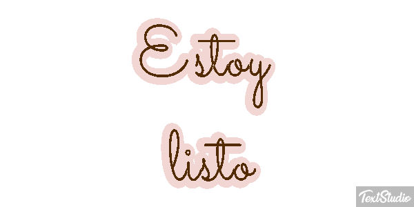 Estoy listo Efecto de texto