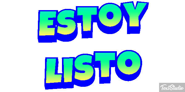 Estoy listo Efecto de texto