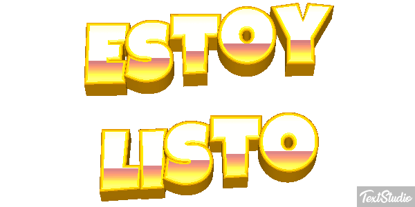 Estoy listo Efecto de texto