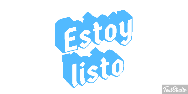 Estoy listo Efecto de texto