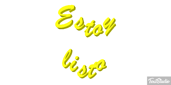 Estoy listo Efecto de texto