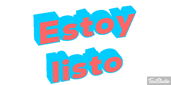 Estoy listo Efecto de texto