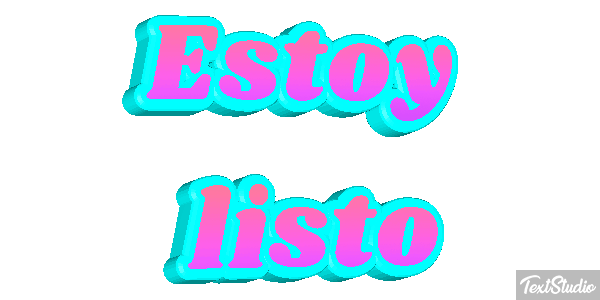 Estoy listo Efecto de texto
