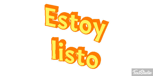 Estoy listo Efecto de texto