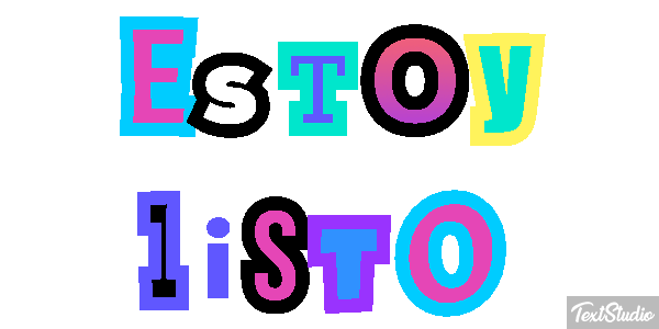 Estoy listo Efecto de texto