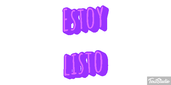 Estoy listo Efecto de texto