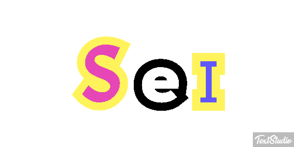 Sei Effet de texte