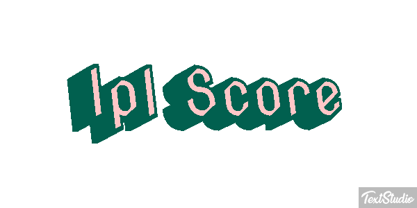 Ipl Score Efeito do texto