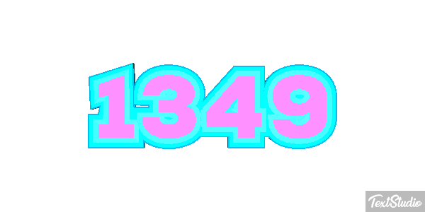 1349 Text effect
